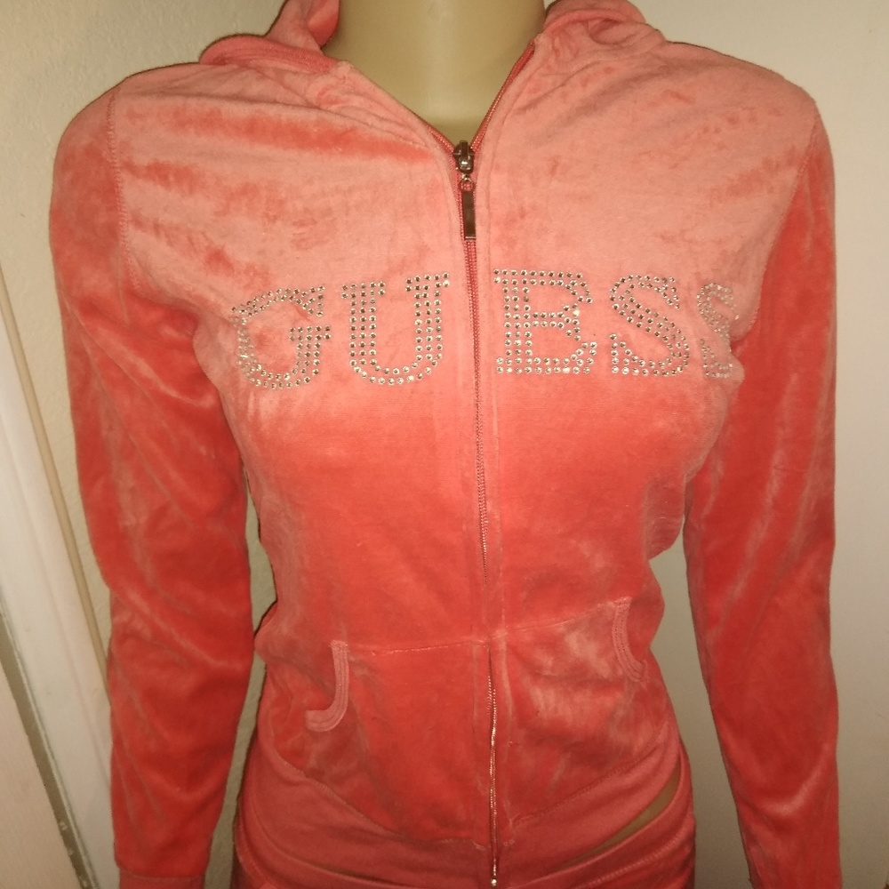 Fashion Peach Sweat Pants Set
